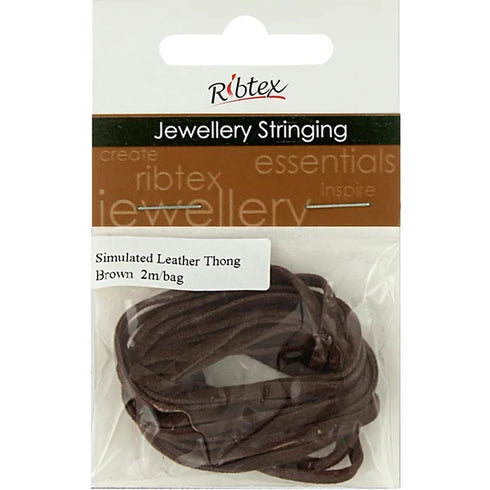 Simulated Leather Thonging (available in 2 colours)